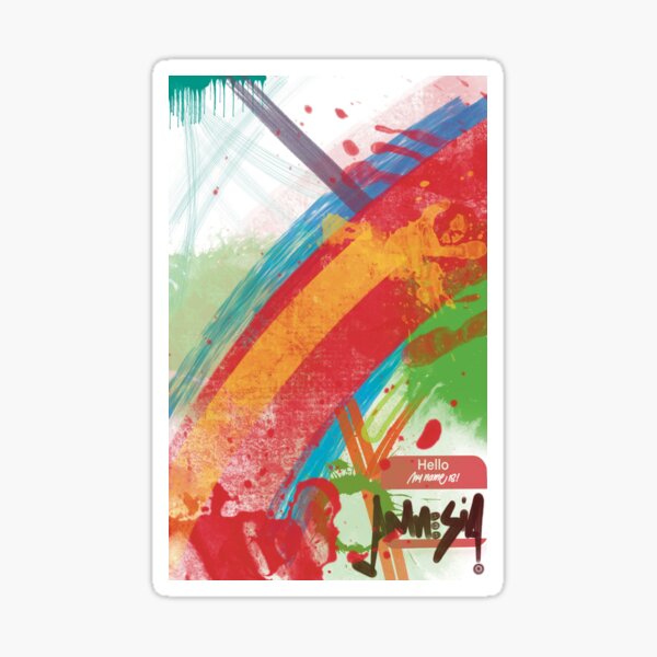 Say my name.. by Joe Quilter Sticker