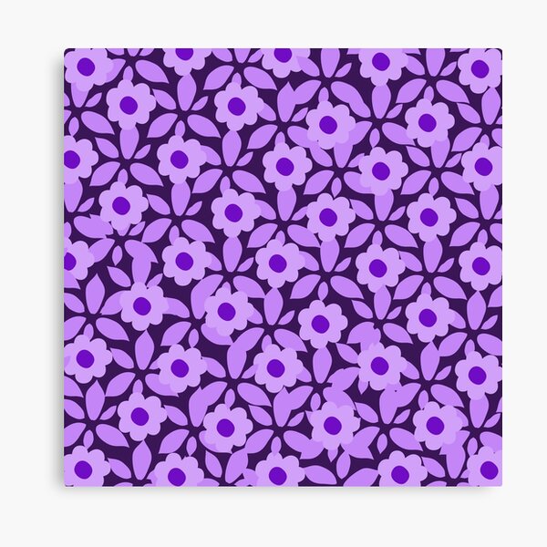 Item preview, Purple Floral Pattern Dandelion Doodle  designed and sold by ckylin.