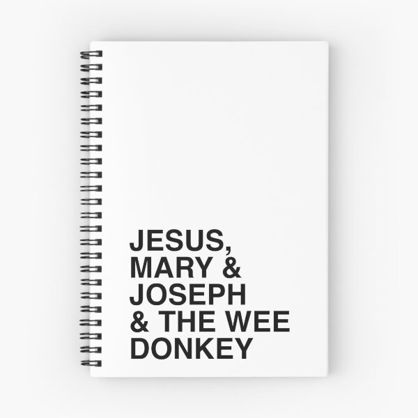 Artikelvorschau, Jesus, Mary & Joseph & The Wee Donkey entworfen und verkauft von Bhamgraphics.