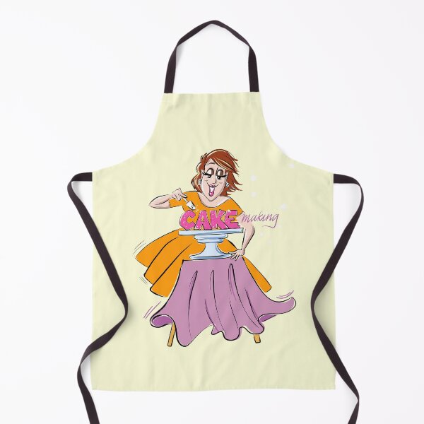 Item preview, Cake Making in an orange dress designed and sold by Dani Vittz.