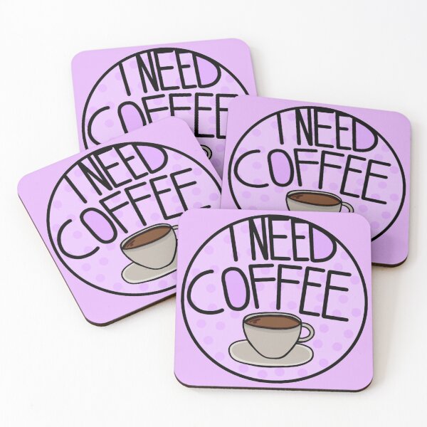 Item preview, I Need Coffee Pastel Purple , Minimalistic And Simple designed and sold by Barolina.