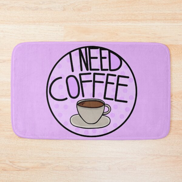 Item preview, I Need Coffee Pastel Purple , Minimalistic And Simple designed and sold by Barolina.