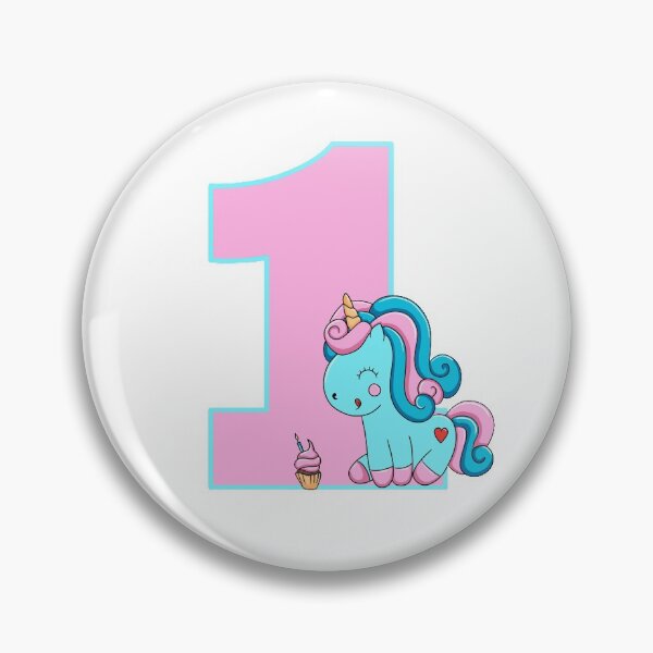 Item preview, Number one with a Candyfloss Unicorn designed and sold by MammaPanda.