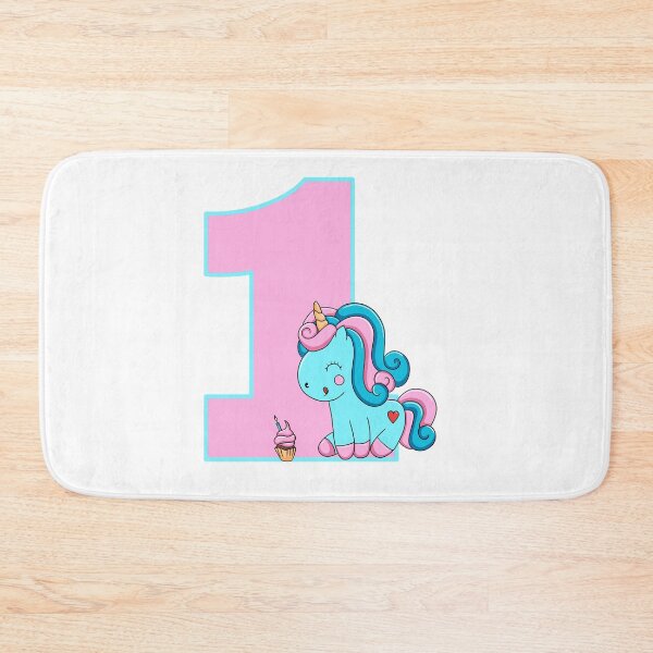 Item preview, Number one with a Candyfloss Unicorn designed and sold by MammaPanda.