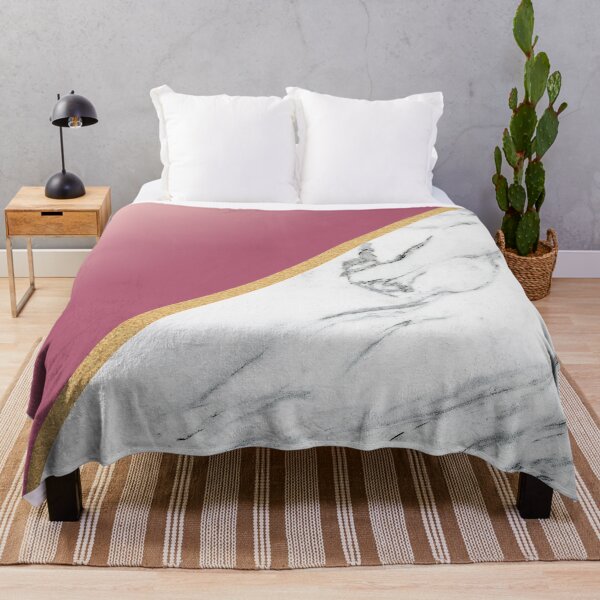 Item preview, Marble with Pink Gradient and Gold Stripe Summer designed and sold by Wizardofpizza.