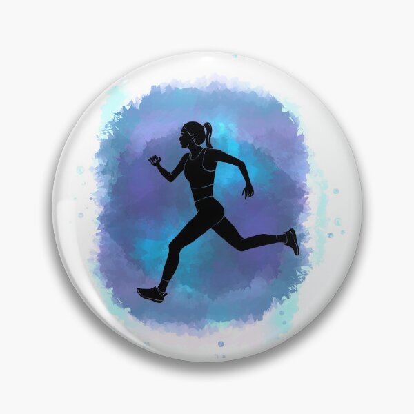 Item preview, Running Watercolor Girl designed and sold by TheInkElephant.
