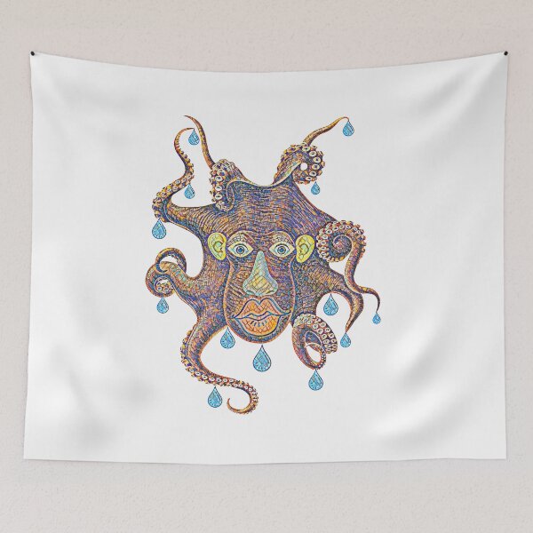 Item preview, Meet Wet Willy Two Mosaic Octopus designed and sold by Billgreen54.