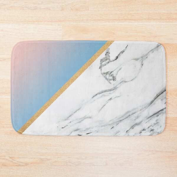 Item preview, Marble Pink Blue Gradient and Gold Stripe Summer designed and sold by Wizardofpizza.