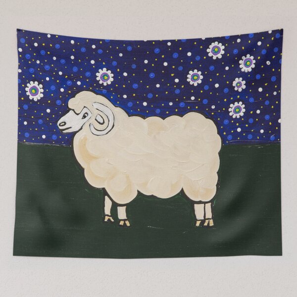 Item preview, Merino 'Duke' Champion Ram- hand painted designed and sold by waterlily-joy.