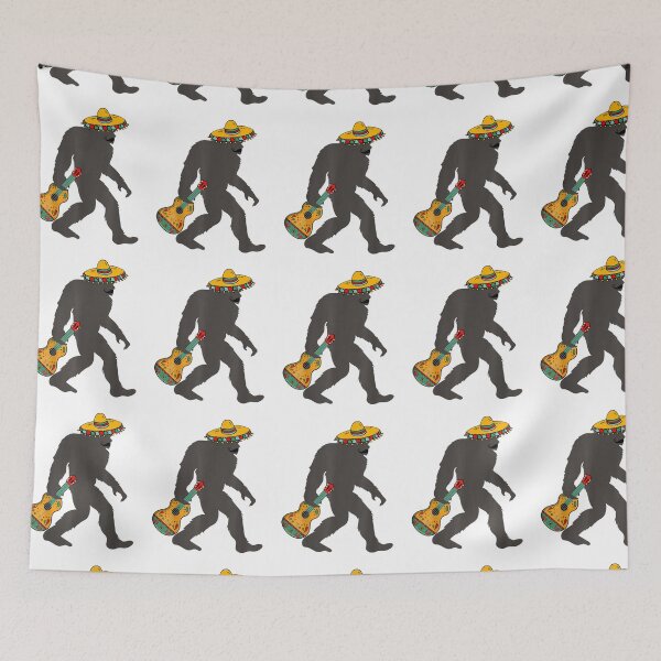 Item preview, Funny Cinco de Mayo Bigfoot Mexican Guitar - Cinco de Mayo designed and sold by anniversaryshop.