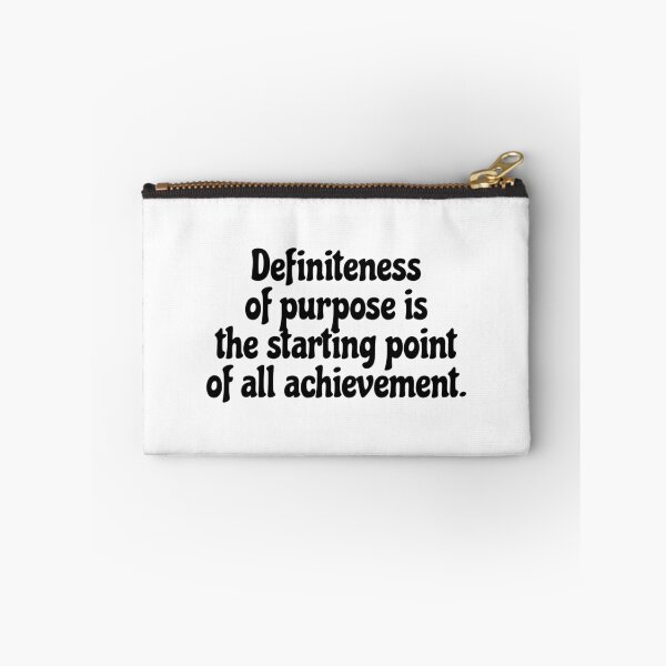Item preview, Definiteness of purpose is the starting point of all achievement. designed and sold by Optimus108.