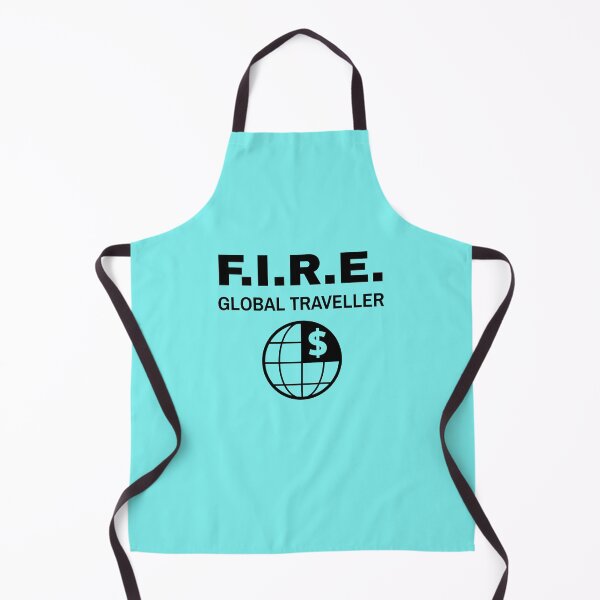 Item preview, Fire Movement Global Traveller- black text on aqua designed and sold by katiekendall.