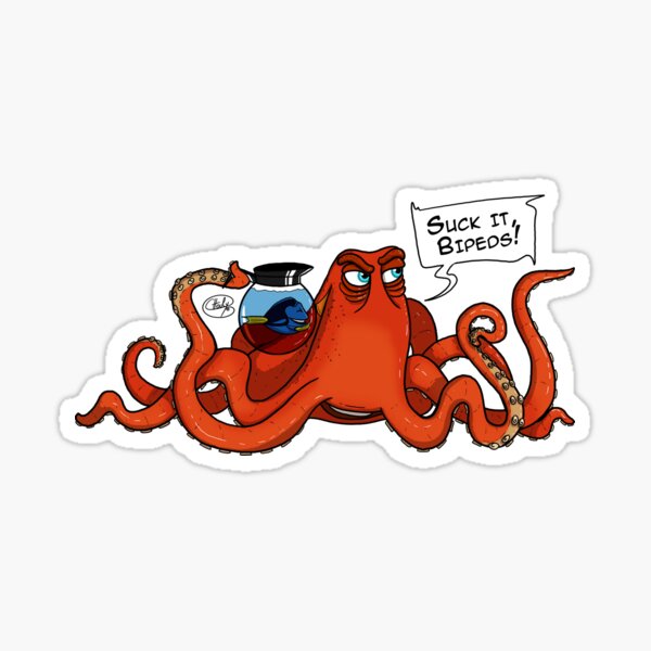 Suck it bipeds! Sticker