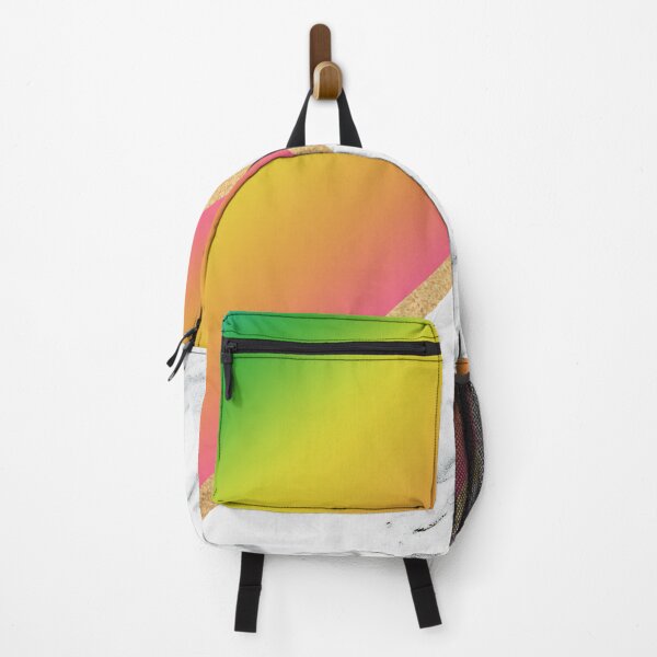 Item preview, Marble Rainbow Gradient and Gold Stripe Summer designed and sold by Wizardofpizza.