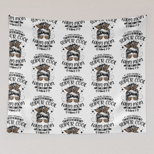 Item preview, Super cool mom. I love mom. Super Cool Farm Mom. designed and sold by ShutterKapan.