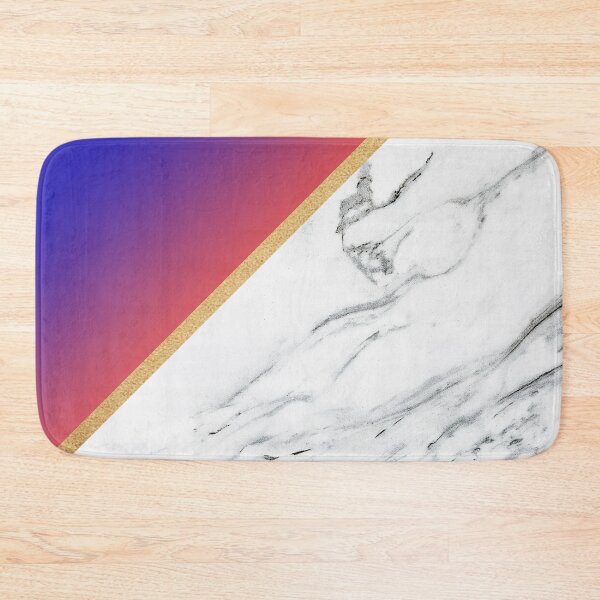 Item preview, Marble Red Blue Gradient and Gold Stripe Summer designed and sold by Wizardofpizza.