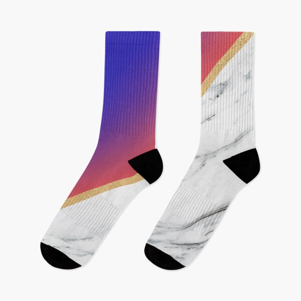 Item preview, Marble Red Blue Gradient and Gold Stripe Summer designed and sold by Wizardofpizza.