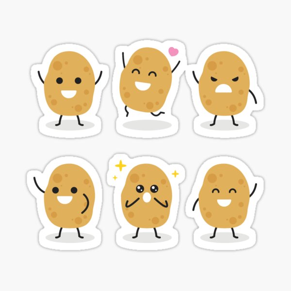 Item preview, i just really like potatoes designed and sold by Stickr-boutiq.