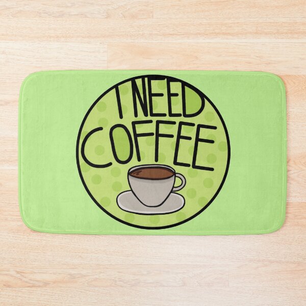 Item preview, I Need Coffee Pastel Green , Minimalistic And Simple designed and sold by Barolina.
