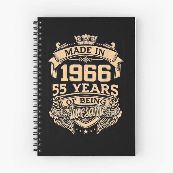 Item preview, Made In 1966 55 Years Of Being Awesome 55th Birthday designed and sold by anniversaryshop.