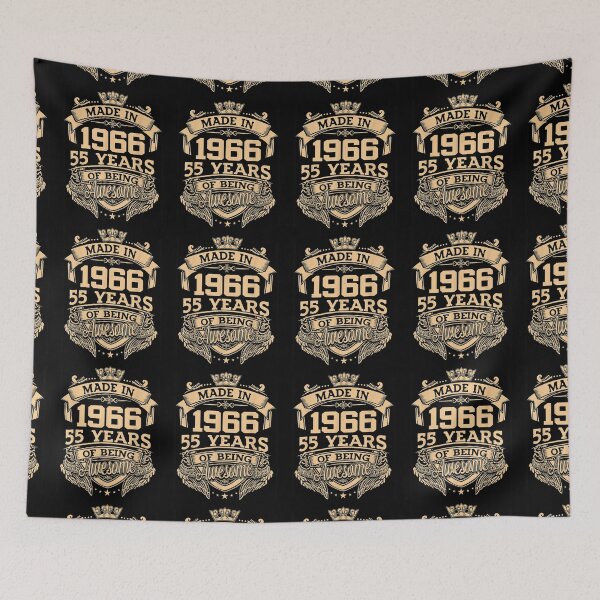 Item preview, Made In 1966 55 Years Of Being Awesome 55th Birthday designed and sold by anniversaryshop.