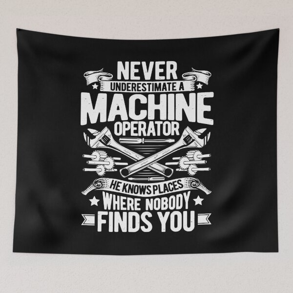 Item preview, Machine Operator Machinist designed and sold by Krautshirts.