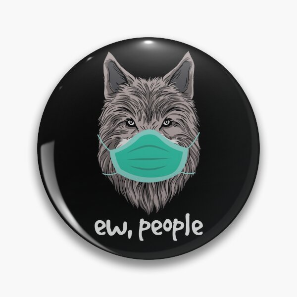 Artikelvorschau, Ew People Wolf Lover Germaphobe Cute Wolf Lover Introvert Gear entworfen und verkauft von DynamicDesign.