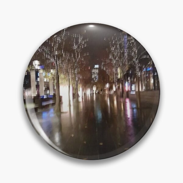 Item preview, Streets Of Melbourne Victoria Australia Night Lights designed and sold by ClosLineDesigns.