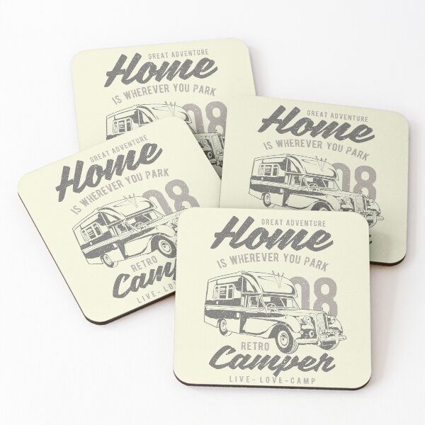 Item preview, Live-Love-Camp. Retro Camper. designed and sold by wkyip79.