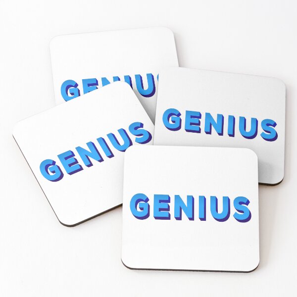Item preview, Copy of Genius Light Blue Color Typography Font  designed and sold by AMGraphicStudio.