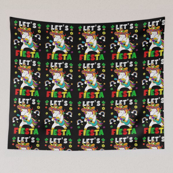Item preview, Cinco De Mayo Party Lets Fiesta Dancing Mexican Unicorn Girl designed and sold by glenn-designer.