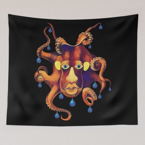Item preview, Poly Art Wet Willy Cool Octopus designed and sold by Billgreen54.