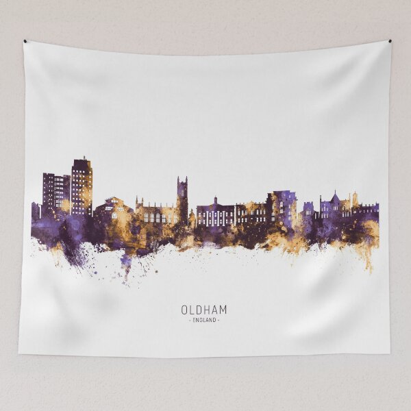 Item preview, Oldham England Skyline designed and sold by ArtPrints.