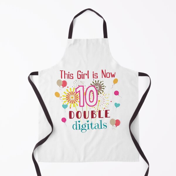 Item preview, This Girl Is Now 10 Double Digits 10th Birthday Gifts Shirt designed and sold by Chic Threads Shop.