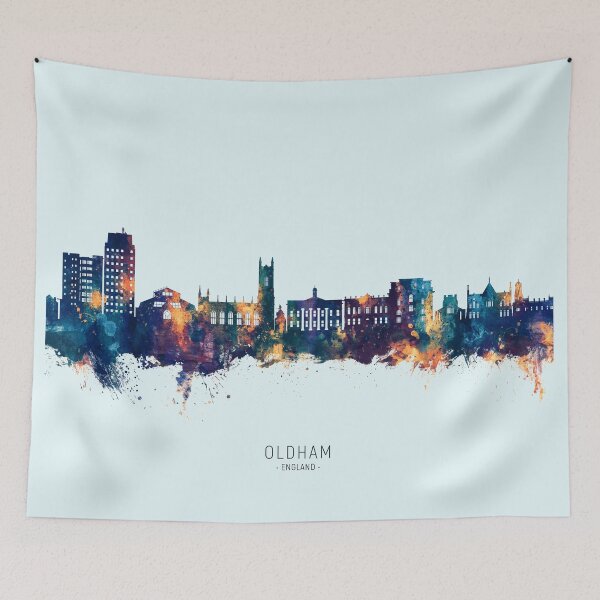 Item preview, Oldham England Skyline designed and sold by ArtPrints.