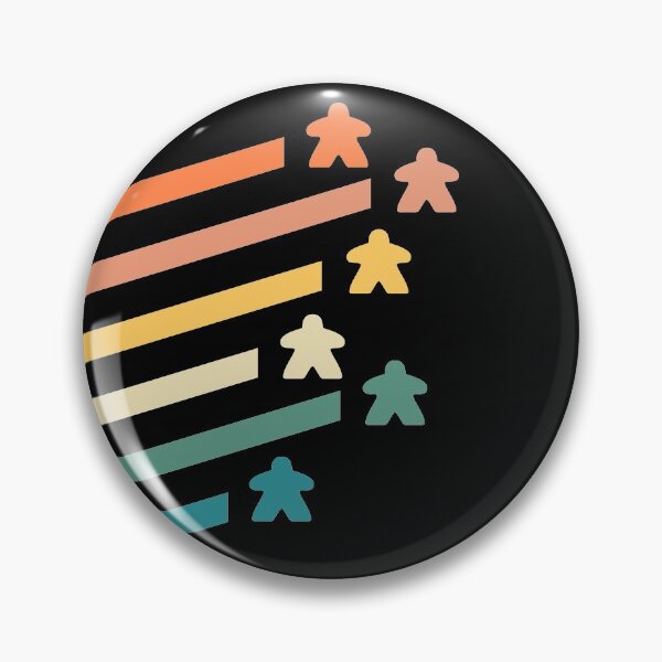 Item preview, Retro Meeple Colors Board Games and Meeples Addict designed and sold by pixeptional.