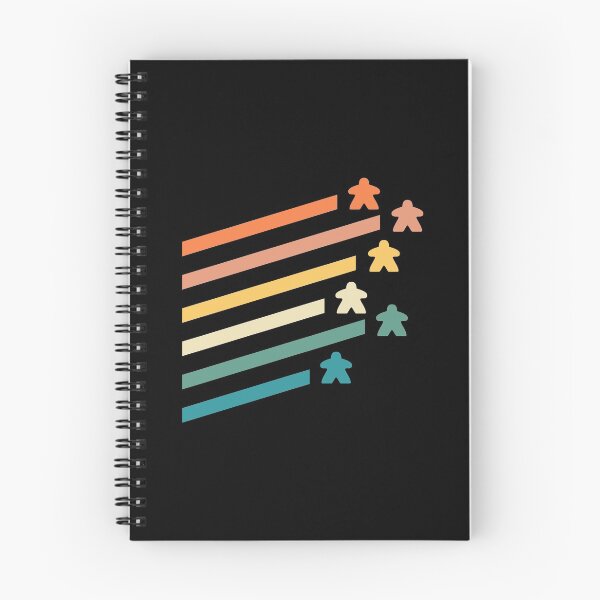 Item preview, Retro Meeple Colors Board Games and Meeples Addict designed and sold by pixeptional.