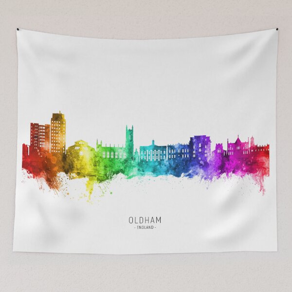 Item preview, Oldham England Skyline designed and sold by ArtPrints.