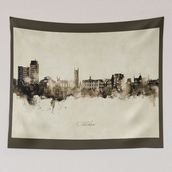 Item preview, Oldham England Skyline designed and sold by ArtPrints.