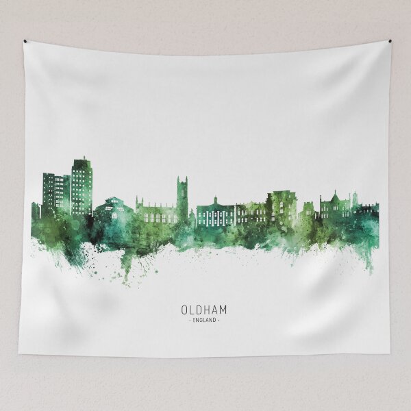 Item preview, Oldham England Skyline designed and sold by ArtPrints.