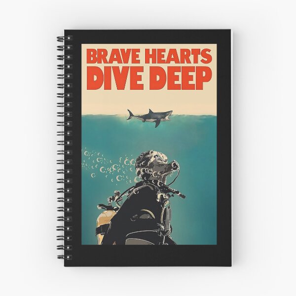 Item preview, Scuba Diving - Brave Hearts Dive Deep designed and sold by SeanRichar.