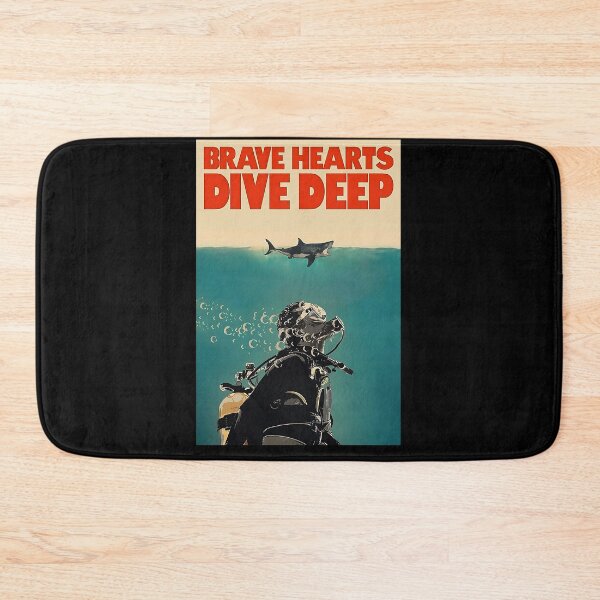 Item preview, Scuba Diving - Brave Hearts Dive Deep designed and sold by SeanRichar.