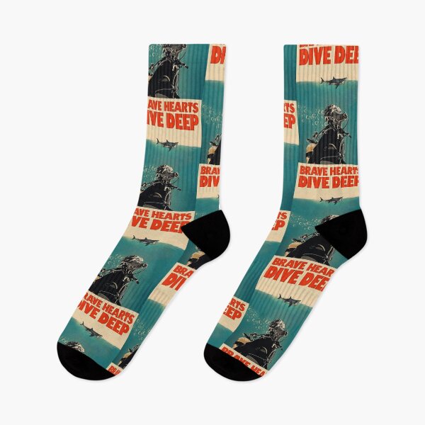 Item preview, Scuba Diving - Brave Hearts Dive Deep designed and sold by SeanRichar.