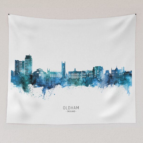 Item preview, Oldham England Skyline designed and sold by ArtPrints.