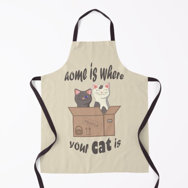 Item preview, Funny quote Home is where your cat is designed and sold by CutieBlue.