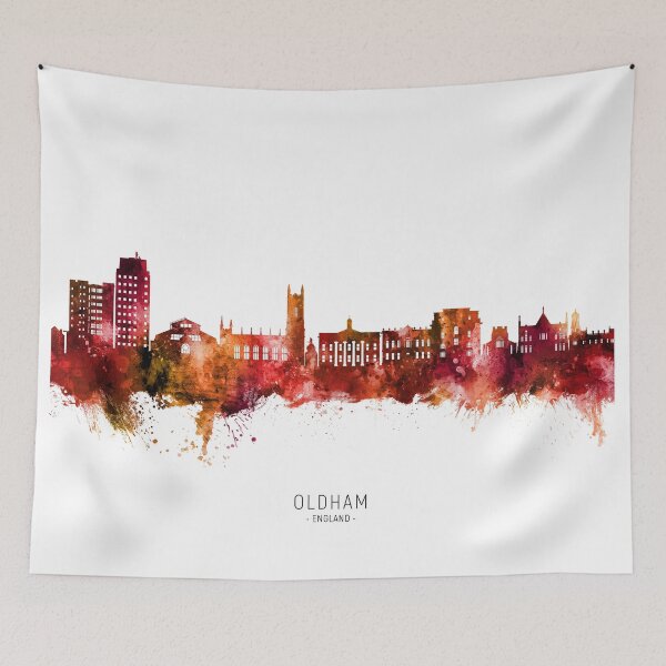 Item preview, Oldham England Skyline designed and sold by ArtPrints.
