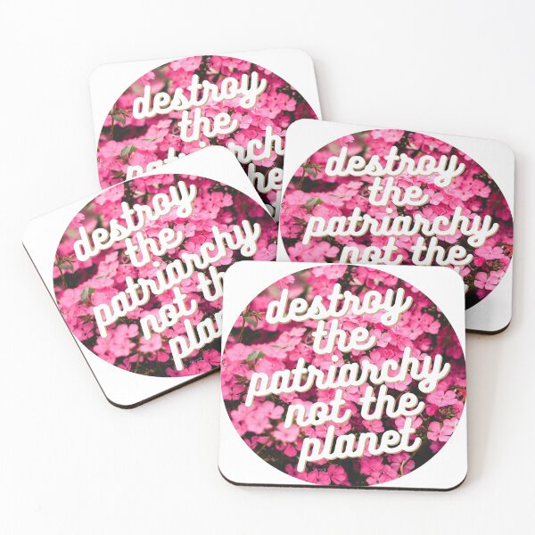 Item preview, DESTROY THE PATRIARCHY NOT THE PLANET designed and sold by wilder-mind.
