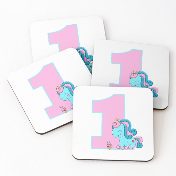 Item preview, Number one with a Candyfloss Unicorn designed and sold by MammaPanda.