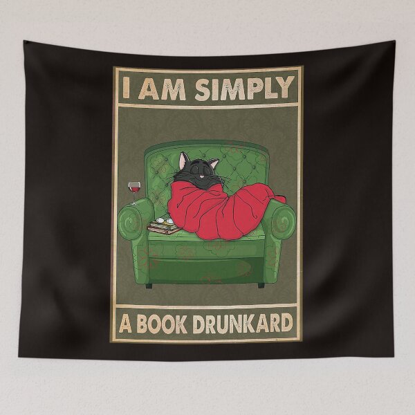 Item preview, I am simply a book drunkard designed and sold by Cisnerosf97.
