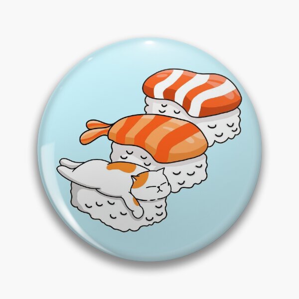 Aperçu de l'œuvre Chat et Sushi créée et vendue par Kimprut.
